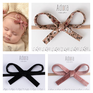 Adora Baby Gifts Ribbon Bow Headband