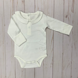Baby Onesie With Peter Pan Collar ~ 3 Colors