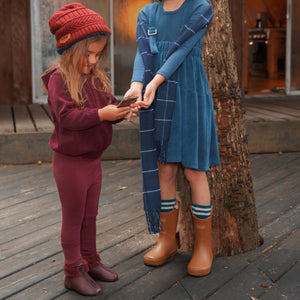 Bondoux Burgundy Corduroy Set