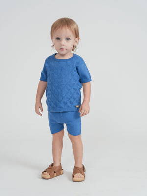 lil legs dress shorts Analogie Ponte Shorts Navy / 3