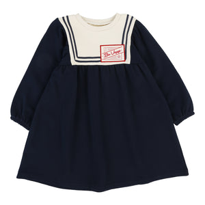 Lil Legs Navy Bon Voyage Dress