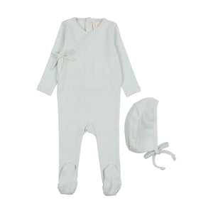 Lillette Pinpoint Wrapover Footie Set