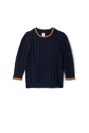 Mr. Mr. - Navy Boys Knit Sweater