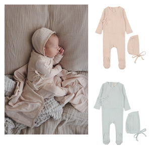 Lillette Fine Pointelle Footie Set