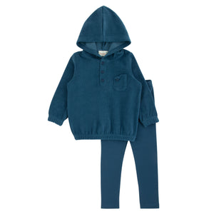 Bondoux Teal Corduroy Set