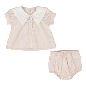 Lil Legs Pink Sailor Set