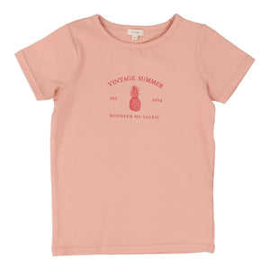 Lil Legs Coral Print Tee SS