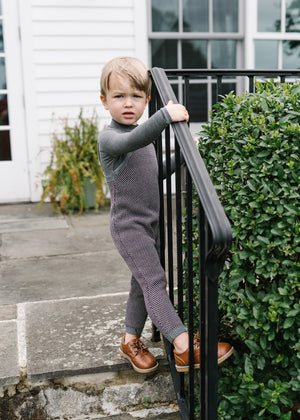 Lil Legs Multi Knit Overalls
