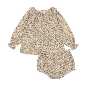 Lil Legs Light Floral Toddler Girls Set