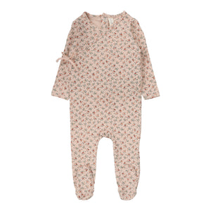 Lillette Bouqet Rose Floral Footie