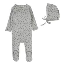 Lillette Light Blue Bud Footie Set
