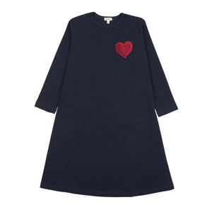 Bonjoy Navy Heart Loungewear