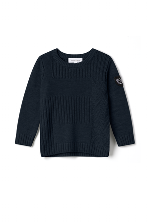 Charlotte & George (New) - Boys Multi Knit Ink Sweater