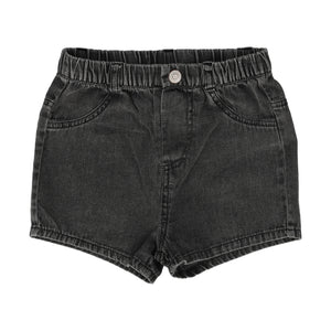 Lil Legs Black Wash Denim Shorts