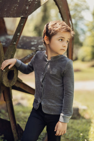 The Umbrella Academy - Charocoal Velvet Boys Blazer