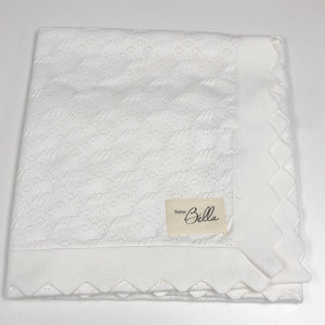 Bebe Bella - Off White Baby Knitted Blanket