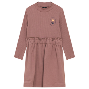 Puddles - Girls French Fleece And Rib Girl Dress