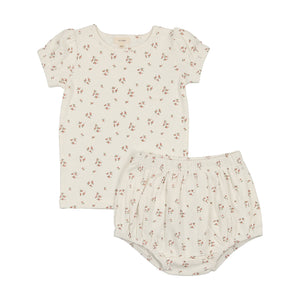 Lillette Winter White Dainty Floral SS Set