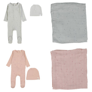 Lillette All Over Hot Air Balloon 3 Pc Layette Set