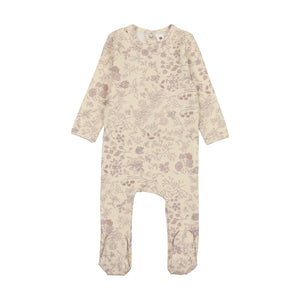 Bonjoy Lilac Print Footie