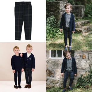 Lil Legs Printed Plaid Pants