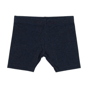 Lil Legs Black Ribbed Shorts SS24