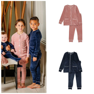 Pouf Velour Lounge Set