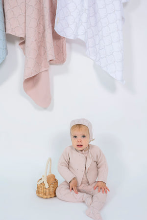 Bebe Bella - Baby Girls All Over Bow Print Footie Set