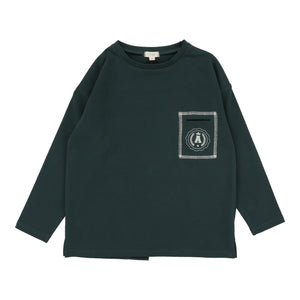 Lil Legs Green Pocket Tee