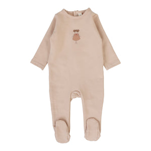 Lillette Graphic Dusty Pink Footie