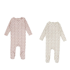 Lillette Vintage Floral Footie