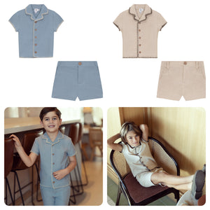 Mr. Mr. - Twill Woven Boys 2 PC Set