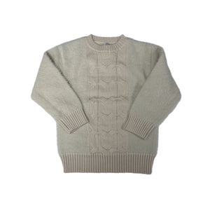 Bzzy Sand Mohair Knit Sweater