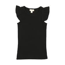 Lil Legs Ribbed Flutter Tank