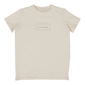 Lil Legs Natural Patch Tee SS