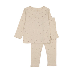 Bonjoy Rose Bud Printed Pointelle Set