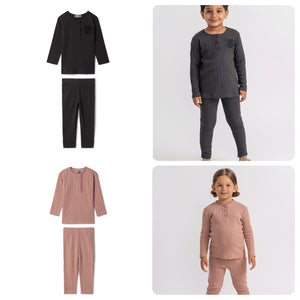 Whipped Cocoa Pointelle 2PC Set