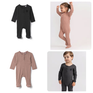 Whipped Cocoa - Pointelle Footie