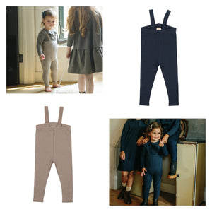 Lil Legs KNIT Suspender Leggings