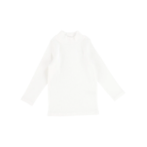Lil Leggs OFF WHITE RIBBED MOCK Neck AW25