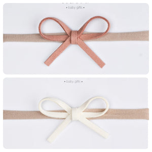 Adora Baby Gifts Classic Suede Bow Headband
